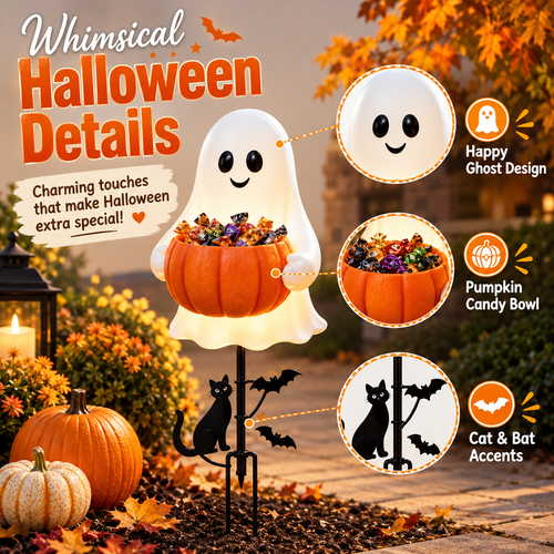 Halloween Ghost Candy Bowl